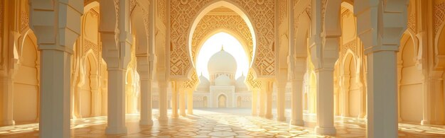 Muzułmański meczet z papieru