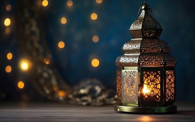 Muzułmańskie święto świętego miesiąca Ramadan Kareem Piękne tło