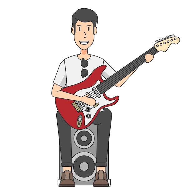 Muzyczna ilustracja png przezroczysty tło