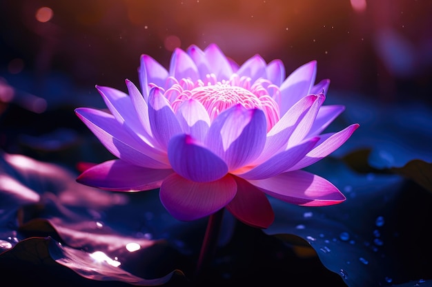 Mystic Purple Water Lily