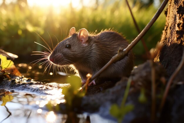 mysz w siedlisku