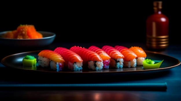 Naczynie restauracyjne Sushi Platter na talerzu