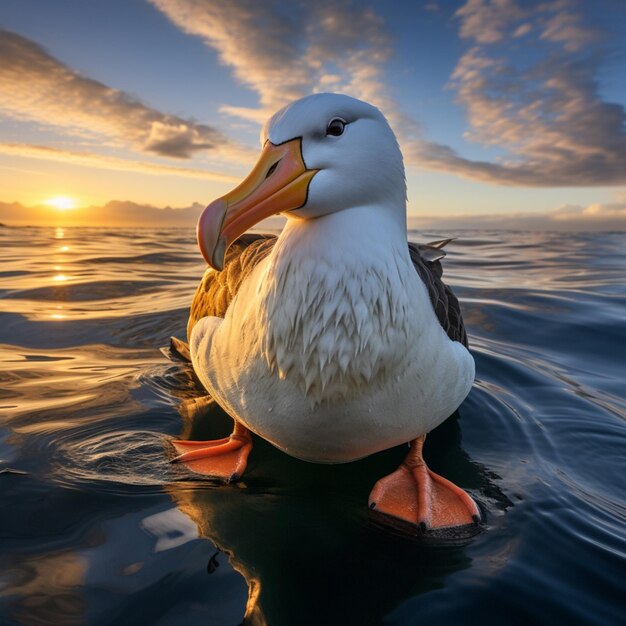 Zdjęcie nagrodzona fotografia dzikiej przyrody albatros hd hdr 8k