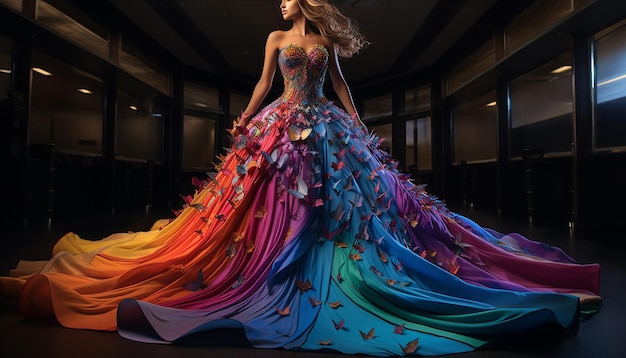 Nagrodzona fotografia Women Dress kreatywna koncepcja