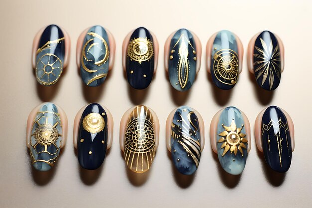 Nail Designs Ideas for Salon Professionals to połączenie kreatywności z kolorowymi, abstrakcyjnymi stylami i innymi.