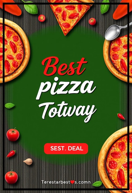 Najlepsza pizza w mieście dzisiaj Najlepsza oferta w mediach społecznościowych