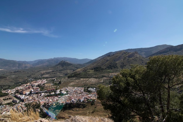 Najlepsze widoki miasta Jaen Hiszpania Ze szczytu Cerro de Santa Catalina