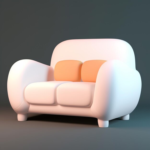 Najlepszy kolor wygodna kanapa kanapa projekt obrazu Ai wygenerowany sztuka