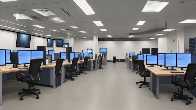 Najnowocześniejsze laboratorium komputerowe z szeroką gamą komputerów, każdy z najnowszym sprzętem i oprogramowaniem