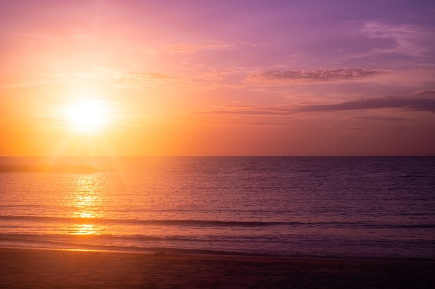 Najpiękniejsze Morze Plaża Zachód Słońca Zmierzch Niebo Natura Tło