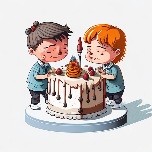Nalepka na tort urodzinowy