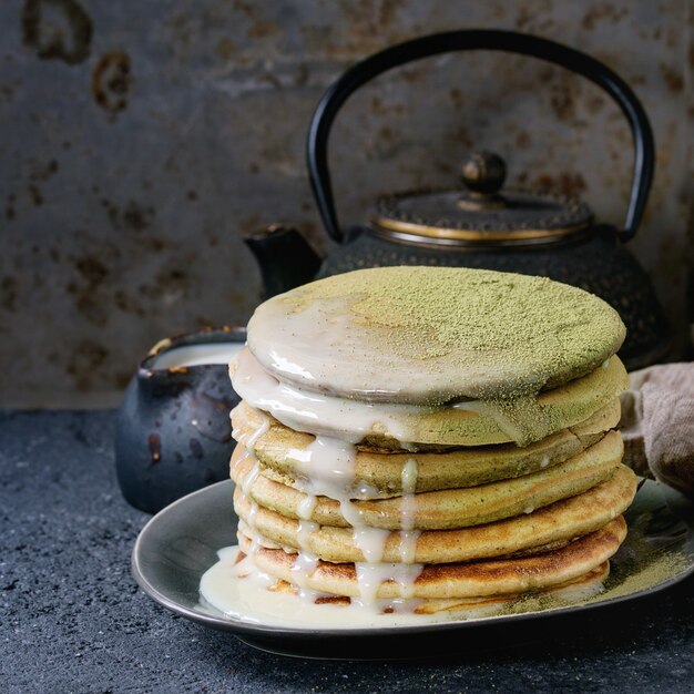 Naleśniki matcha Ombre