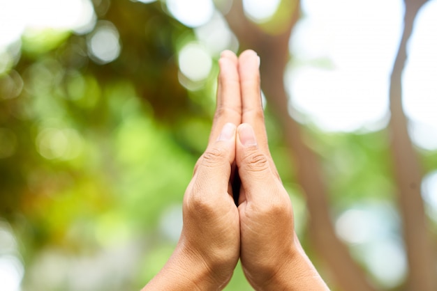 Namaste mudra