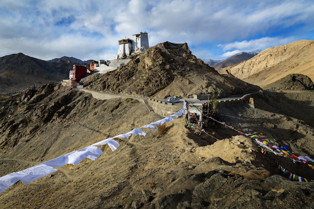 Namgyal Tsemo Gompa klasztor w Leh Ladakh w Indiach