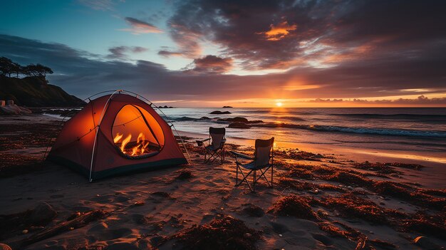 namiot kempingowy Beach Sunset