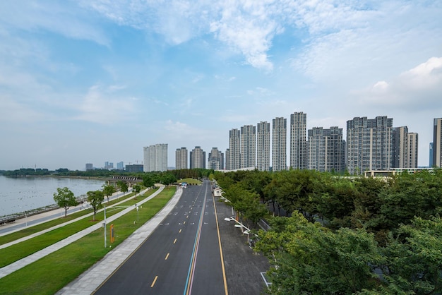 Nanjing Eye Step Bridge Centrum Finansowe Street View