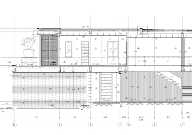 Napisz projekt architektury budynku.