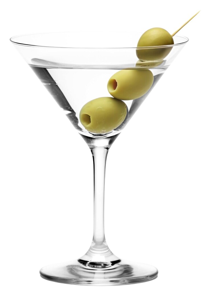Zdjęcie napój koktajlowy png martini na białym tle