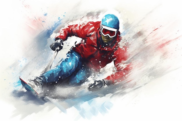 Narciarstwo, snowboard, sport zimowy