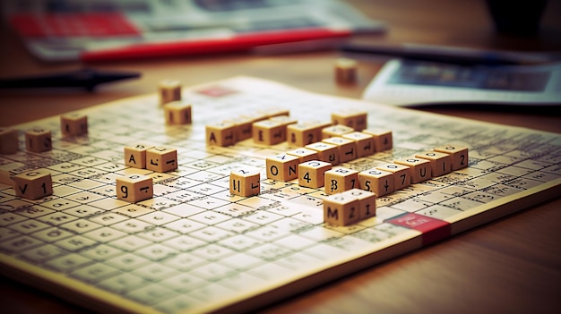 Zdjęcie narodowy dzień scrabble