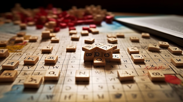 Zdjęcie narodowy dzień scrabble