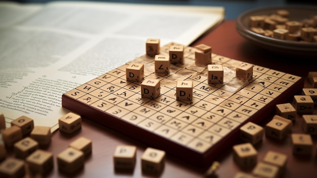 Zdjęcie narodowy dzień scrabble