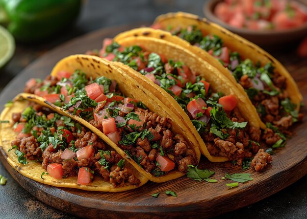 Narodowym jedzeniem meksykańskim są tacos.
