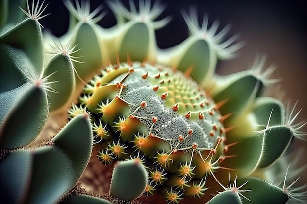 Natura Makro Zbliżenie Fotografia Kaktusa