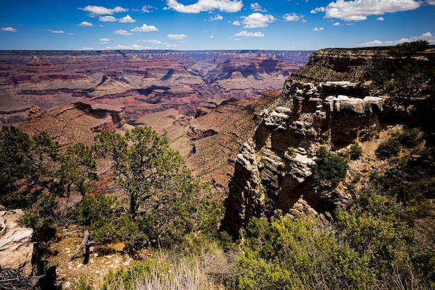 Natura USA. Punkt orientacyjny Wielkiego Kanionu. Krajobrazy Arizony.