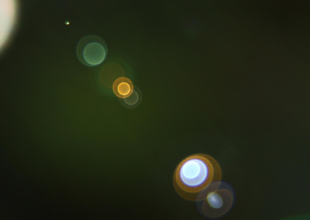 Natura zielony efekt bokeh