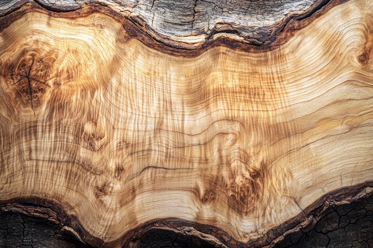 Zdjęcie natural elegance makro fotografia jasnobrązowej tekstury drewna jako oszałamiającego tła