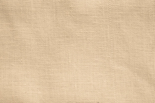 Naturalna tkanina lniana brązowy worek wzór płótno lub tło worze teksturowane Tekstylne bezszwowe kremowe japońskie wzornictwo