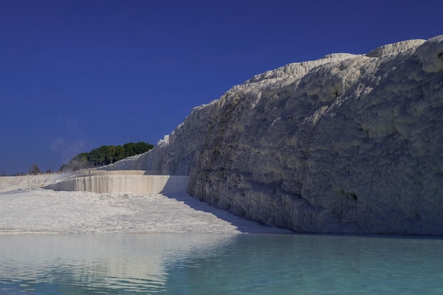 Naturalne baseny trawertynowe w Pamukkale Pamukkale Turcja