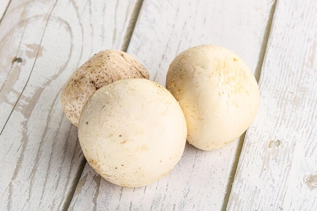 Naturalne dojrzałe gąbki champignon ekologiczne