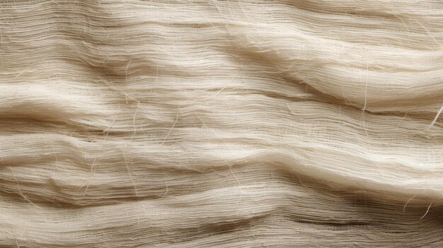Zdjęcie naturalne piękne naturalne włókna bawełniane lniane wełna jedwabna tekstura tło widok z góry hd