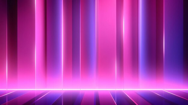 Neonowe tło Światłe linie tekstura Światłe abstrakcyjne błyszczące linie tła Efekt świetlny tapeta Pusta scena do projektowania Ilustracja wektorowa