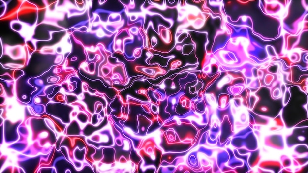 Zdjęcie neonowy abstrakcjonistyczny organiczny kształt tło