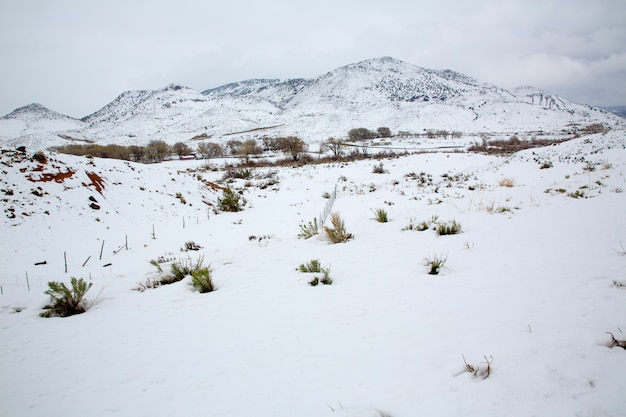 Nevada USA wiosny śnieg w górach