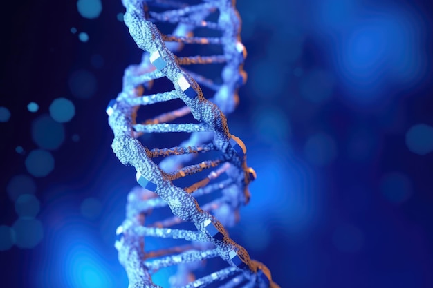 Nić DNA Struktura molekularna Helix Generatywne AI