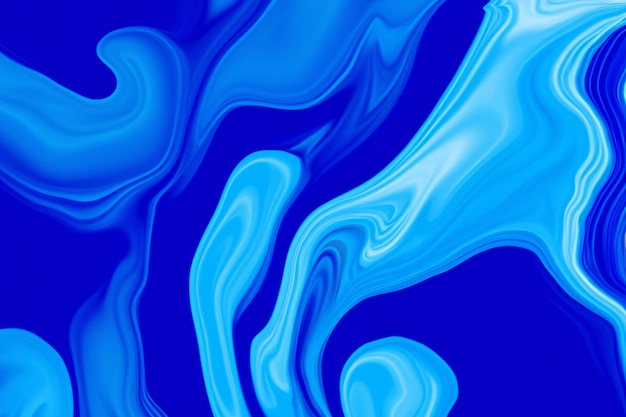 Zdjęcie niebieska fala płynna