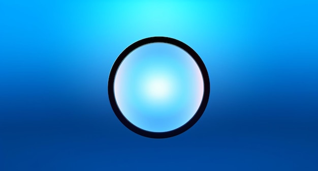 niebieska kolorowa ikona przycisku