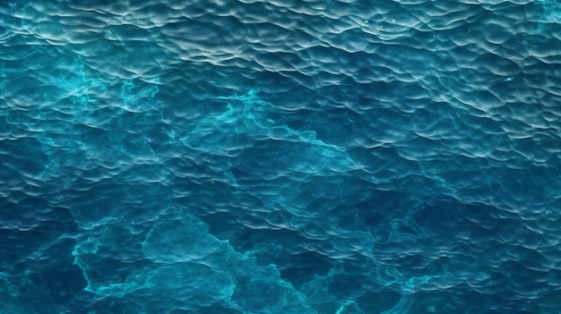 Niebieska tekstura powierzchni wody