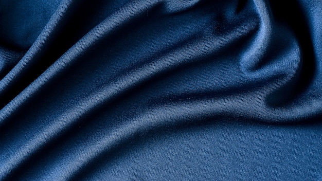 Zdjęcie niebieska tkanina tekstura tło tkaniny