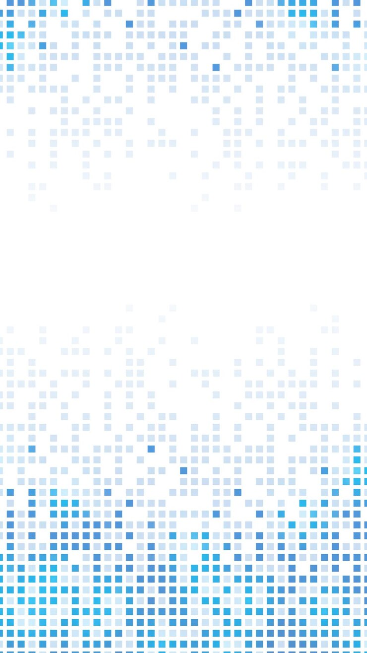 Zdjęcie niebieski abstrakcyjny pixel deszcz png mobilna tapeta