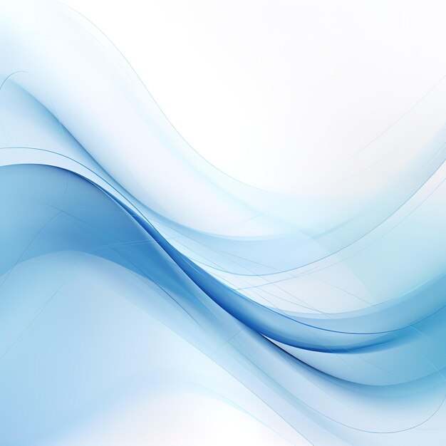 Niebieski abstrakcyjny tło fali w stylu precyzyjnych linii