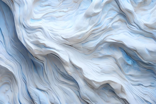 niebieski i biały kolor realistyczna tekstura pięknej rzeźbionej skały 3d tapeta tła