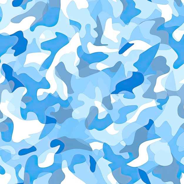 Niebieski kamuflaż wzór tekstury tło