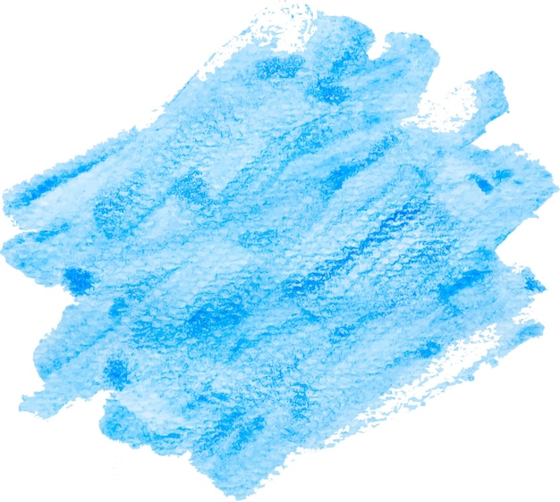 Niebieski kolor wektor ręcznie rysowane akwarela płynna plama Streszczenie aqua smugi kulas upuść element ilustracja tapeta