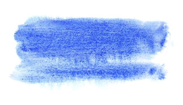 Zdjęcie niebieski pociągnięcie pędzla akwarela. abstrakcyjne tło. miejsce na własny tekst. ilustracja rastrowa