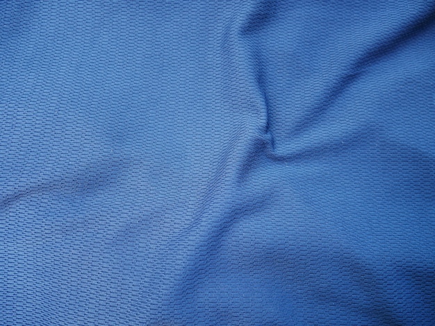 niebieski tkanina jedwabna tekstura tło, odzież sportowa